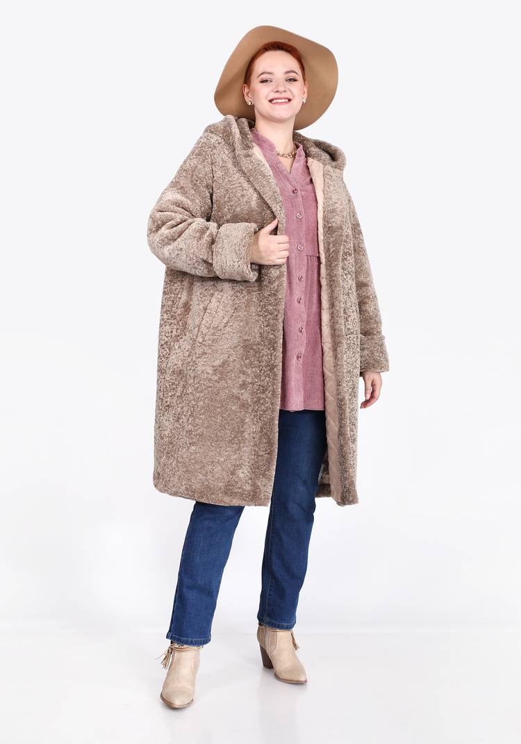 Меховое пальто Обыкновенное чудо шир.  750, рис. 3