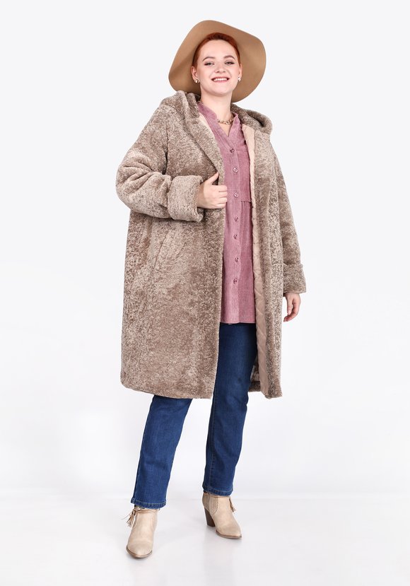 Меховое пальто Обыкновенное чудо шир.  580, рис. 3