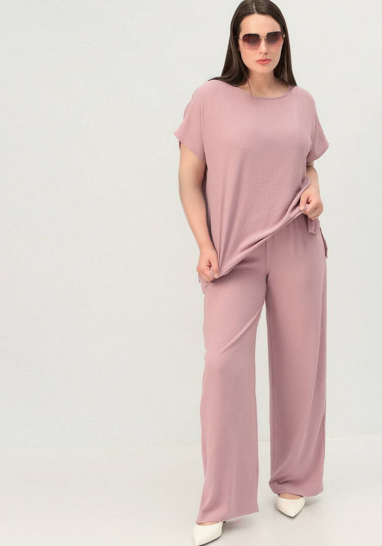 Брюки с карманами, свободного кроя шир.  750, рис. 27