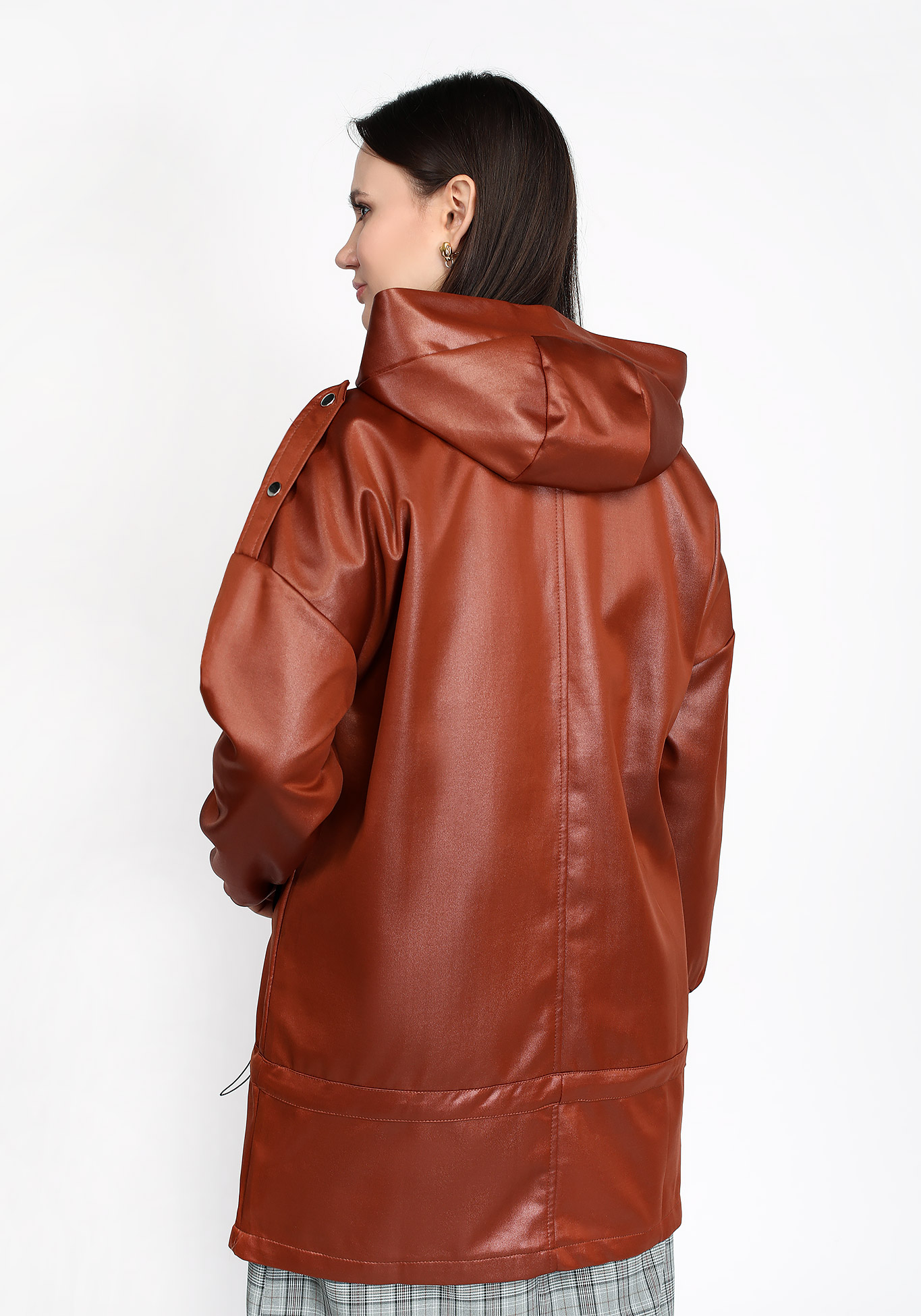 Куртка "Мелодия дождя" Bella signora, размер 58, цвет красный - фото 8