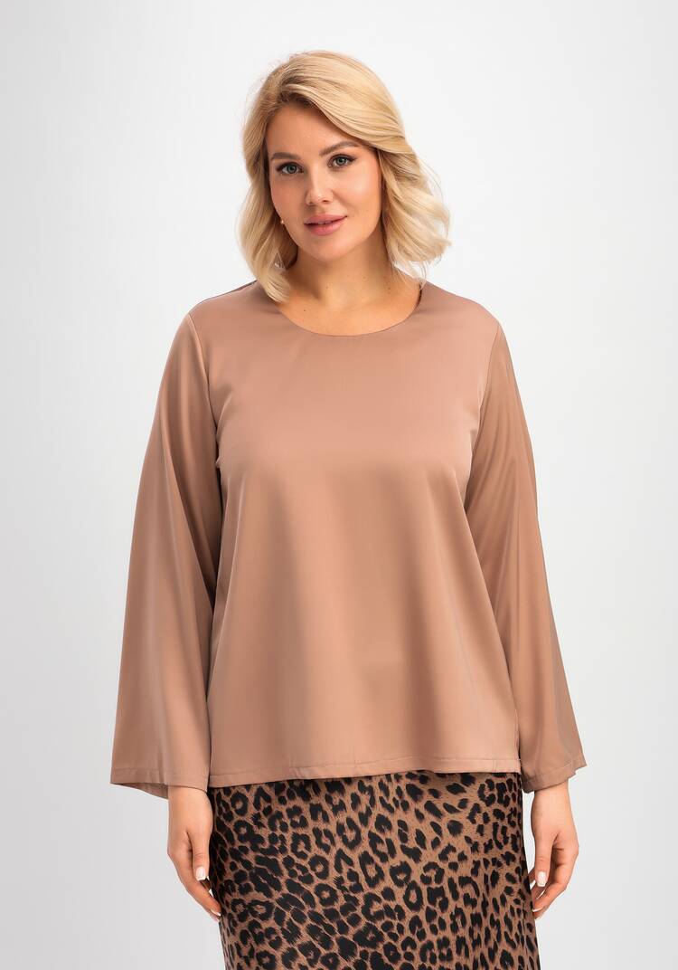 Блуза свободного кроя с шелком шир.  750, рис. 11