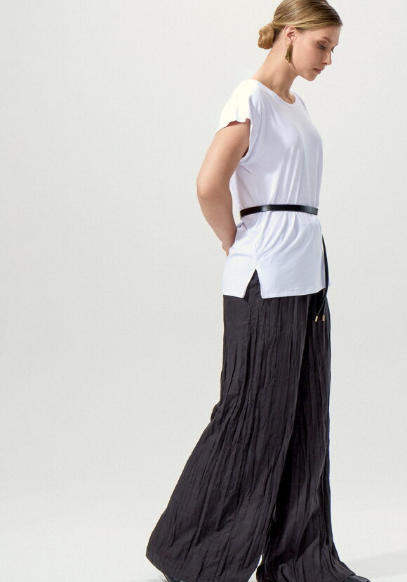 Блуза однотонная базовая без рукавов шир.  580, рис. 15