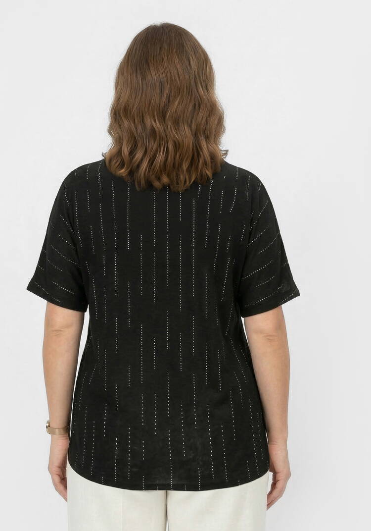 Блуза Танцующие капли дождя шир.  750, рис. 15