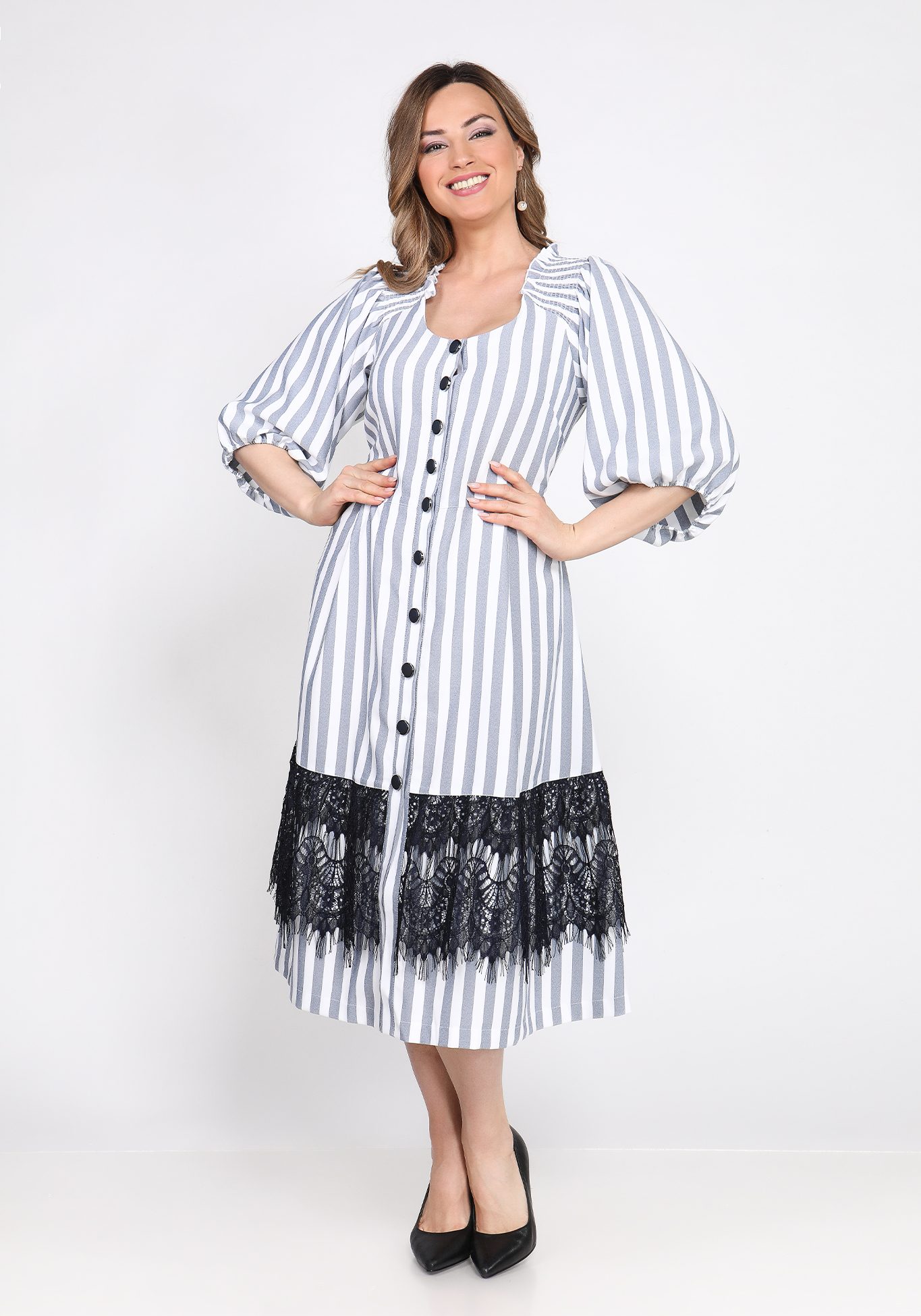 

Платье "Невероятная красота", Сине-белый