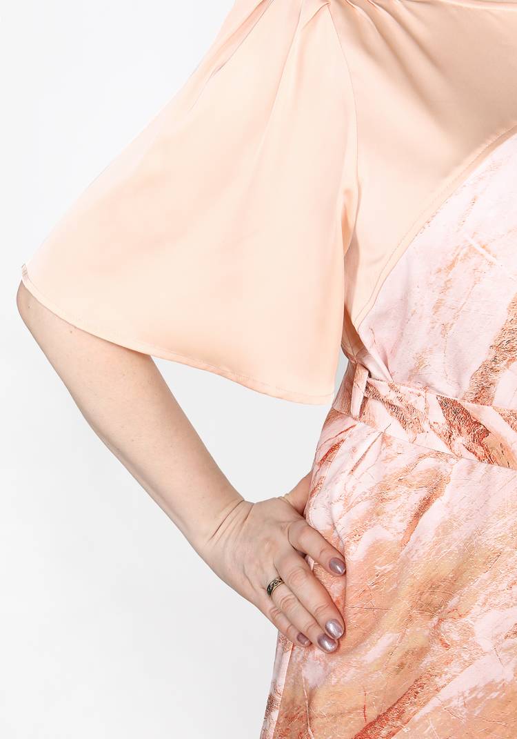 Платье прямого силуэта с круглым воротом шир.  750, рис. 5