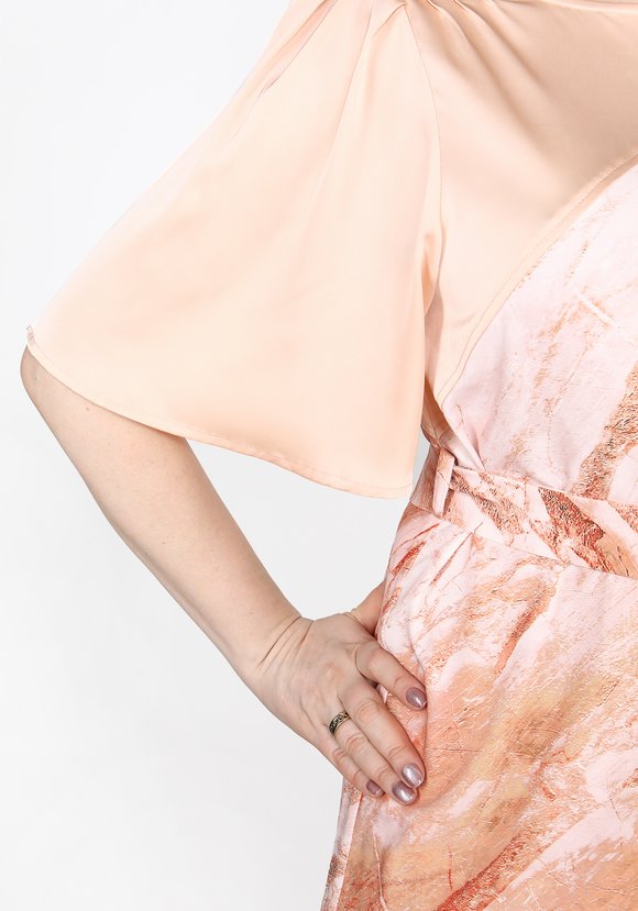 Платье прямого силуэта с круглым воротом шир.  580, рис. 5