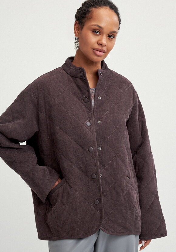 Жакет вельветовый с контрастным подкладом шир.  580, рис. 1