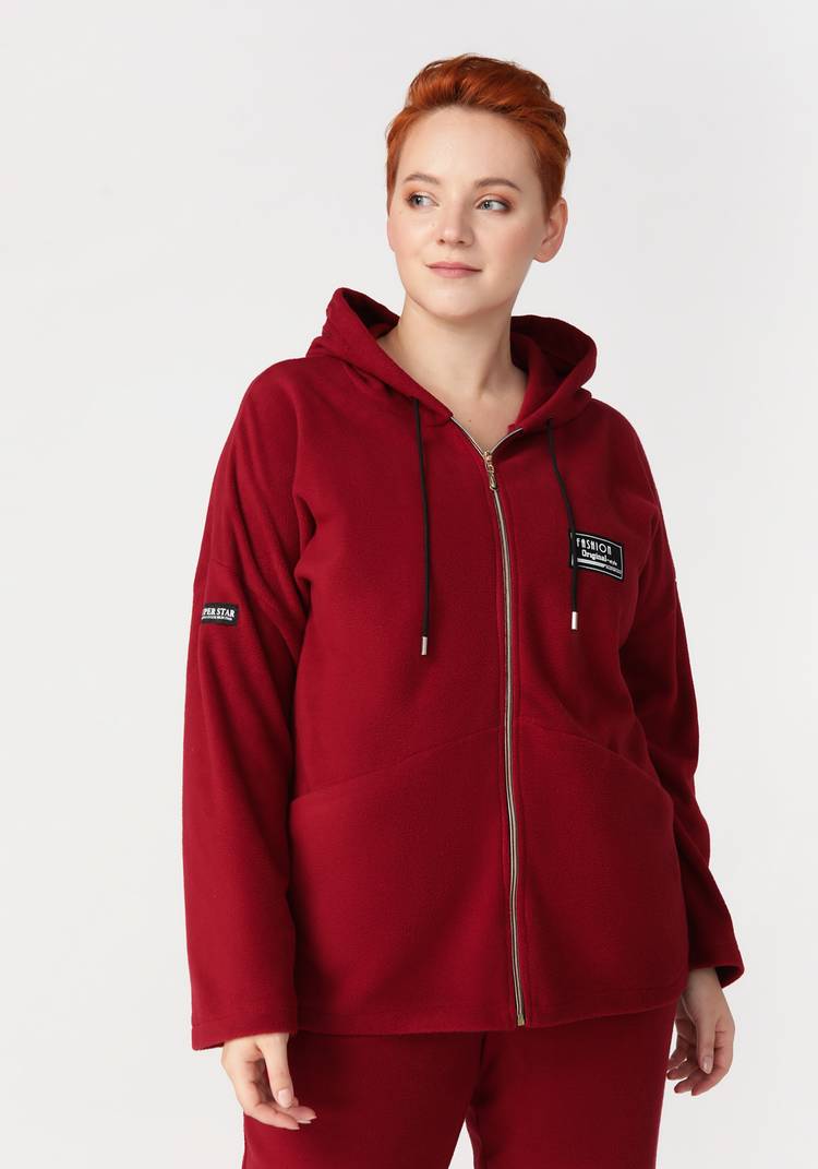 Толстовка на молнии из флиса шир.  750, рис. 1