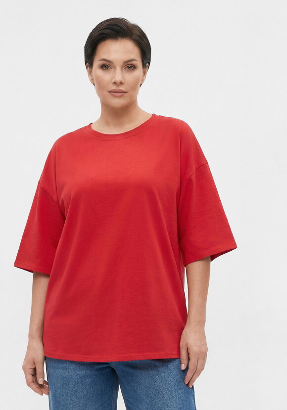 Футболка оверсайз с широким рукавом шир.  580, рис. 4