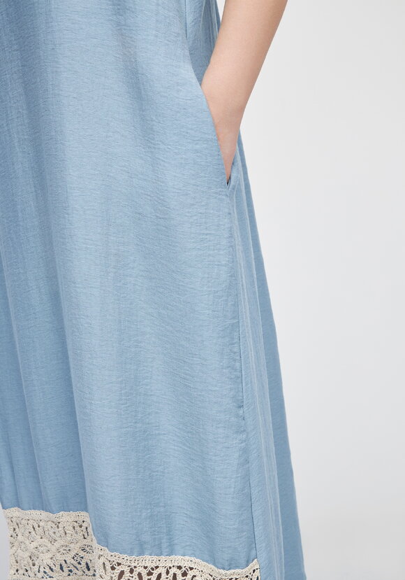 Платье изо льна Кружевная сказка шир.  580, рис. 5