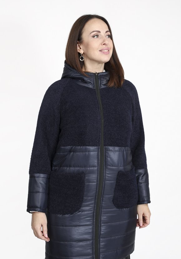 Полупальто Таинственный облик шир.  580, рис. 5