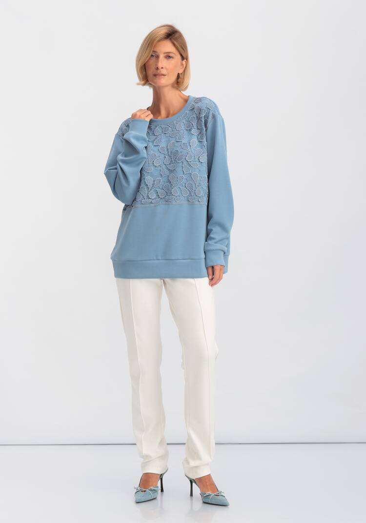 Свитшот с ажурным декором шир.  750, рис. 23