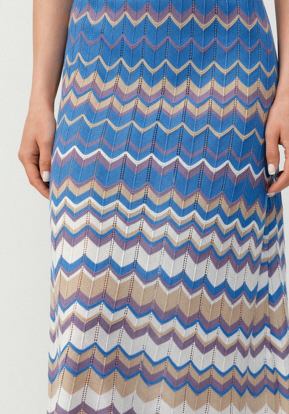 Платье с рисунком морской волны шир.  580, рис. 22