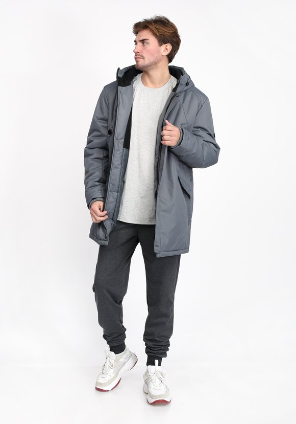 Парка с капюшоном шир.  580, рис. 1