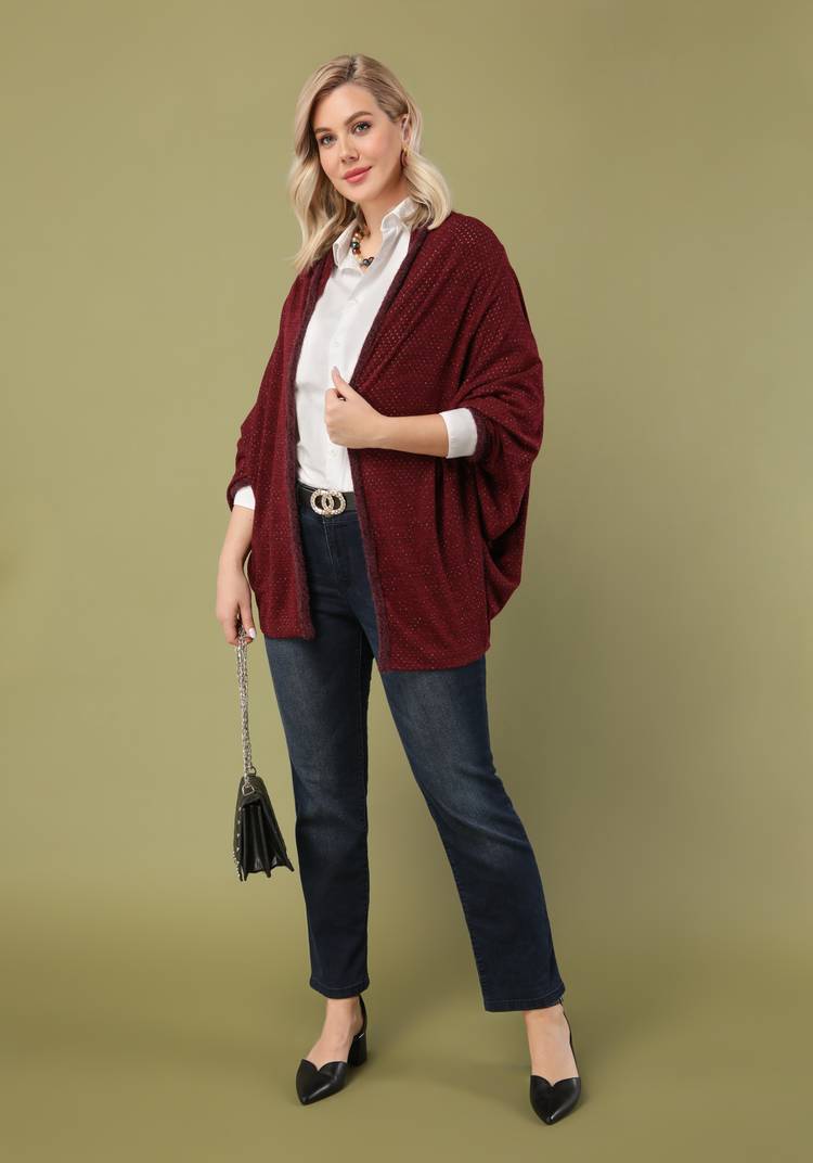 Кардиган-трансформер  летучая мышь шир.  750, рис. 3