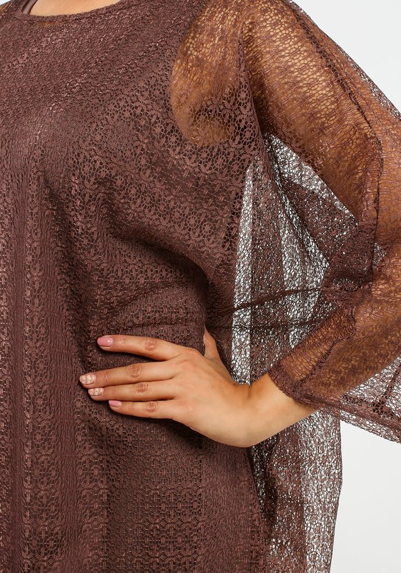 Комплект: платье и свободная накидка шир.  580, рис. 10