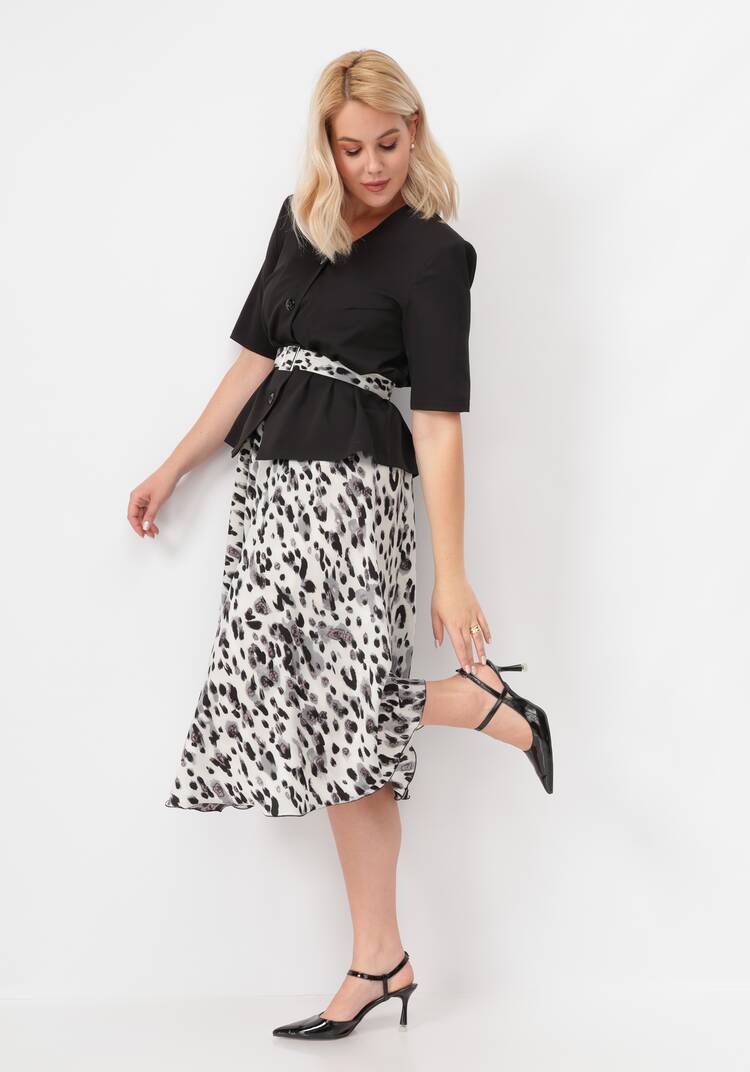 Комплект блуза и юбка с поясом шир.  750, рис. 25