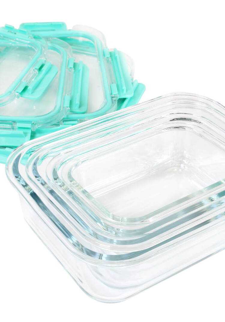 Набор стеклянных контейнеров с крышками шир.  750, рис. 16