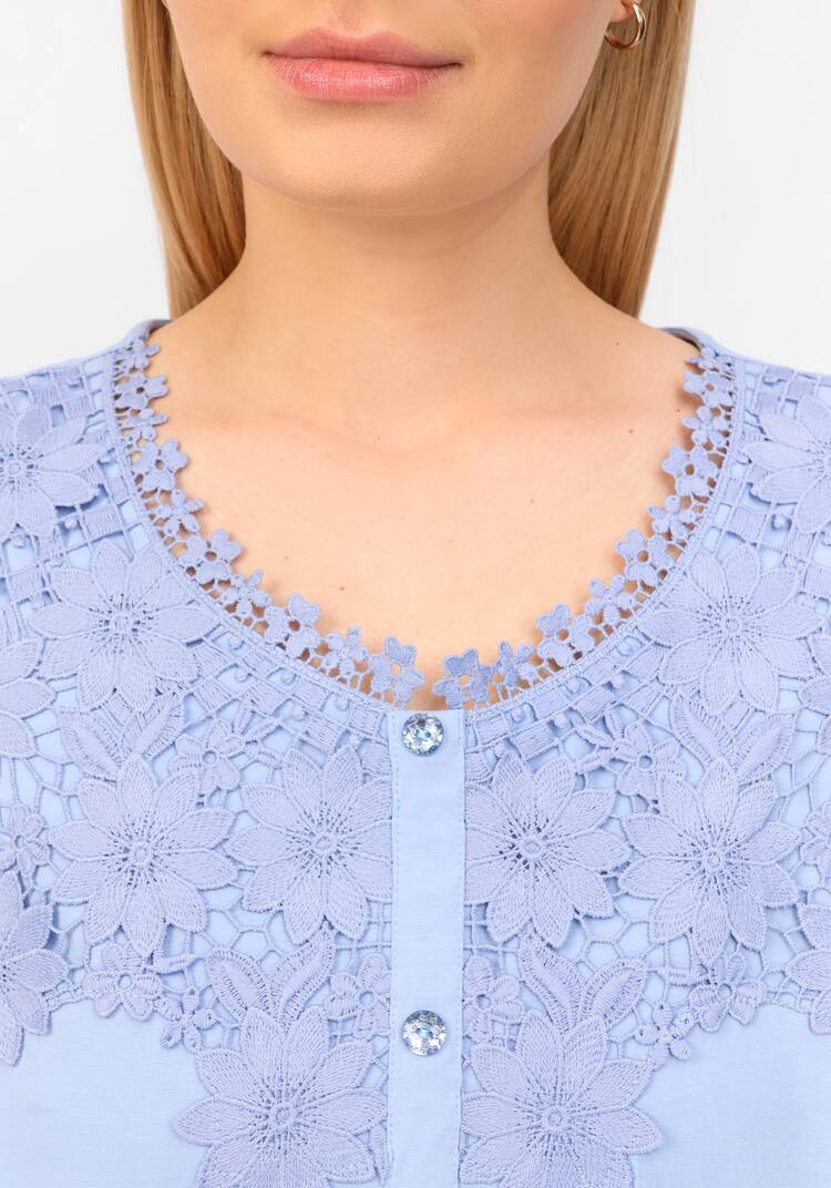 Блуза с кружевом Джульетта шир.  750, рис. 20