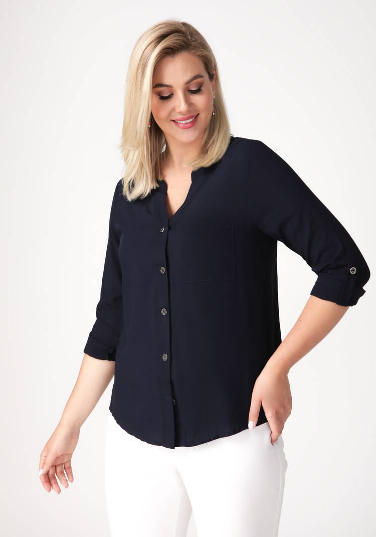 Рубашка прямого кроя Аннета шир.  750, рис. 6