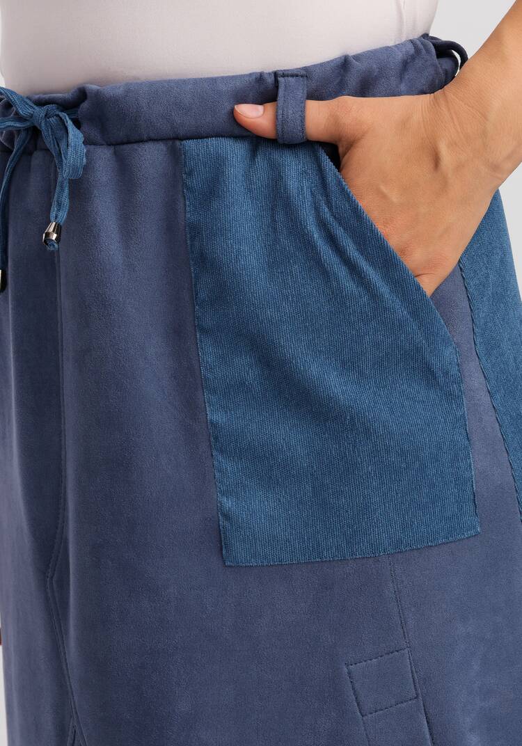 Юбка комбинированная на эластичной ленте шир.  750, рис. 23