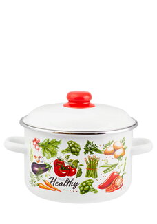 Кастрюля эмалированная