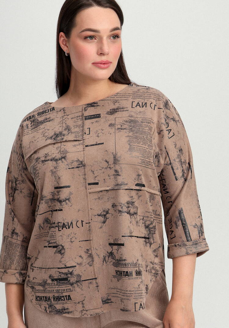 Костюм свободного кроя шир.  750, рис. 21