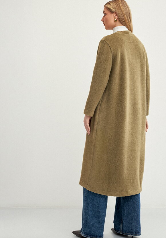 Кардиган удлиненный с пушистым ворсом шир.  580, рис. 3