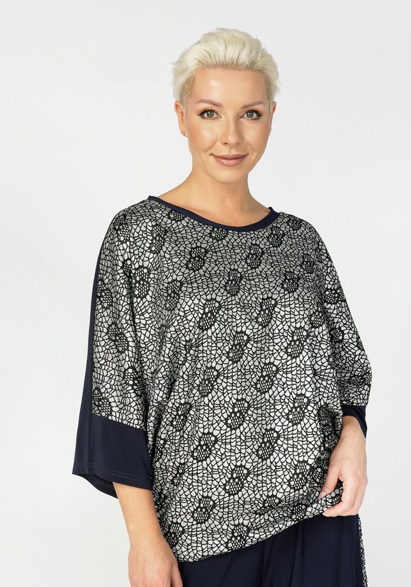 Блуза Блестящая улыбка шир.  580, рис. 8