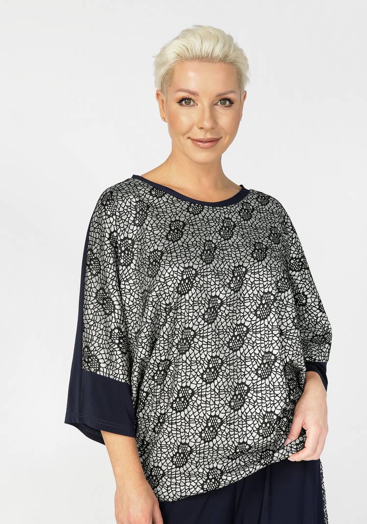 Блуза Блестящая улыбка шир.  750, рис. 8