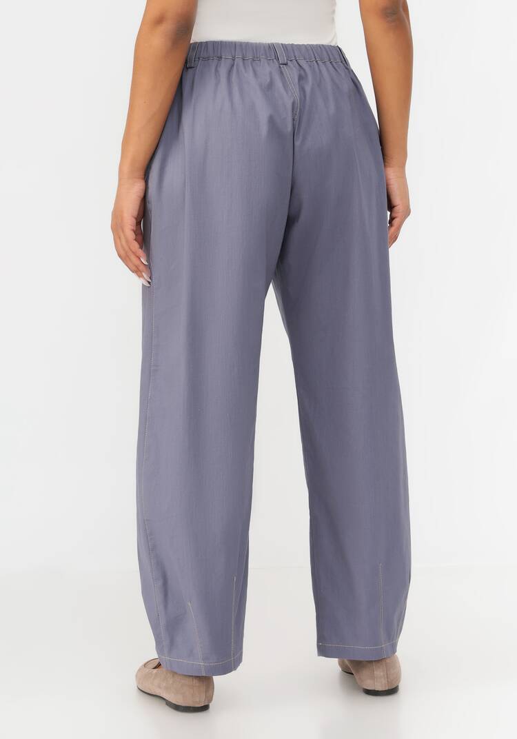 Брюки-бананы изо льна шир.  750, рис. 8