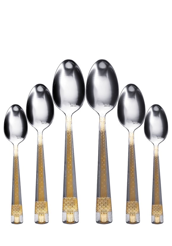 Набор из 6-ти чайных ложек шир.  580, рис. 1