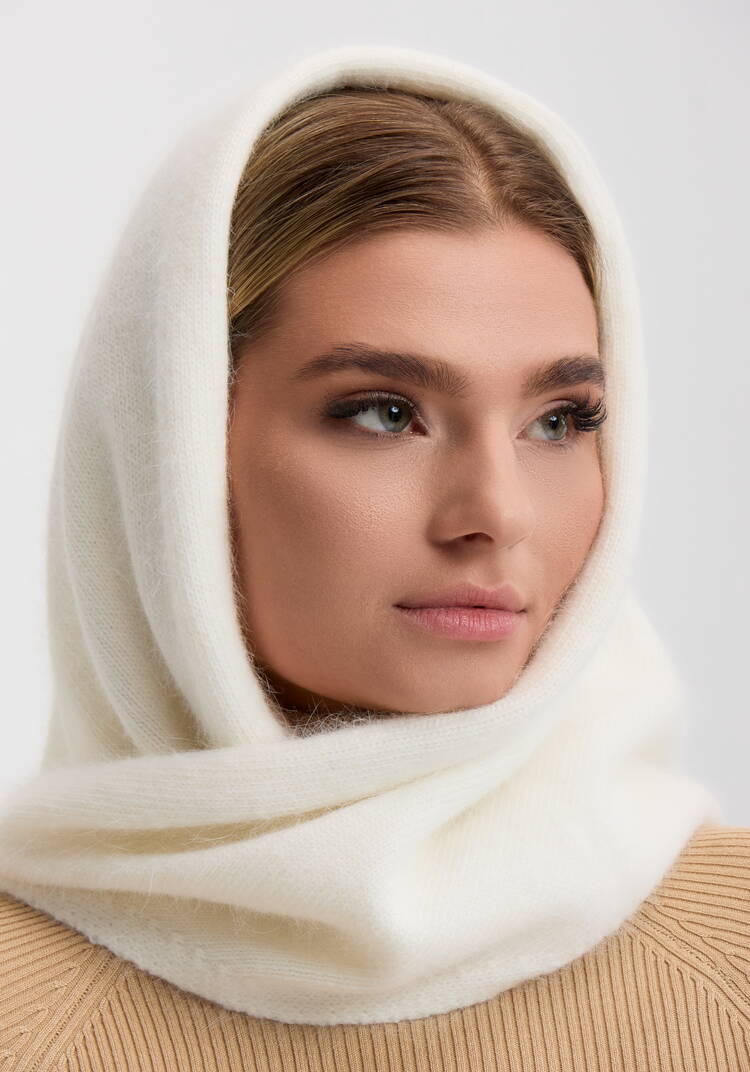 Шаль с ангорой Николина шир.  750, рис. 3