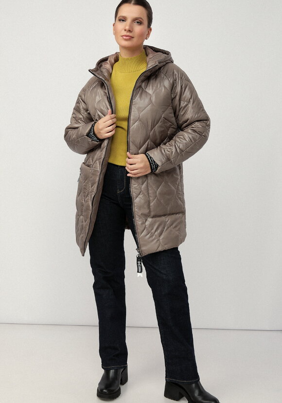 Куртка на молнии с капюшоном Милана шир.  580, рис. 9