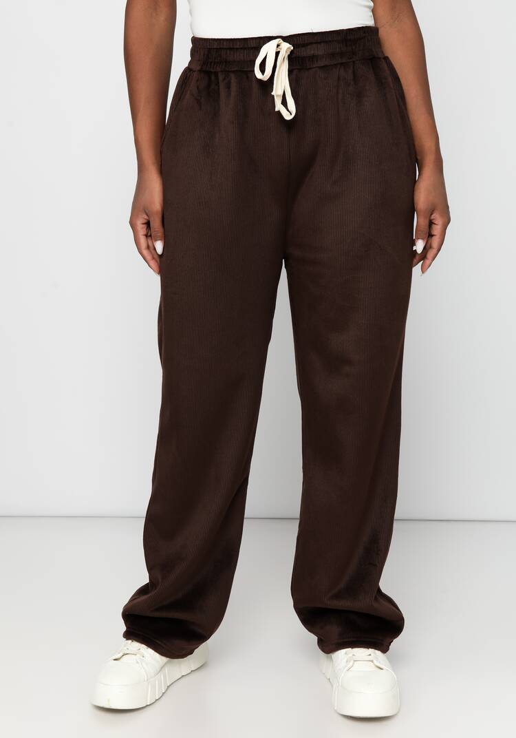 Брюки на меху велюровые Миранда шир.  750, рис. 11