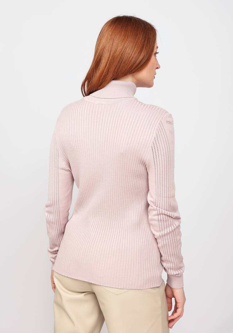 Водолазка из вискозы с ажурным узором шир.  750, рис. 11