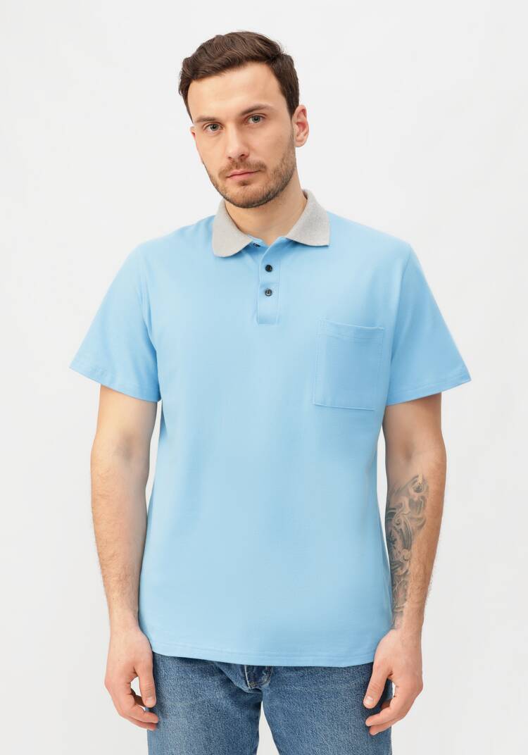 Футболка поло мужская шир.  750, рис. 4