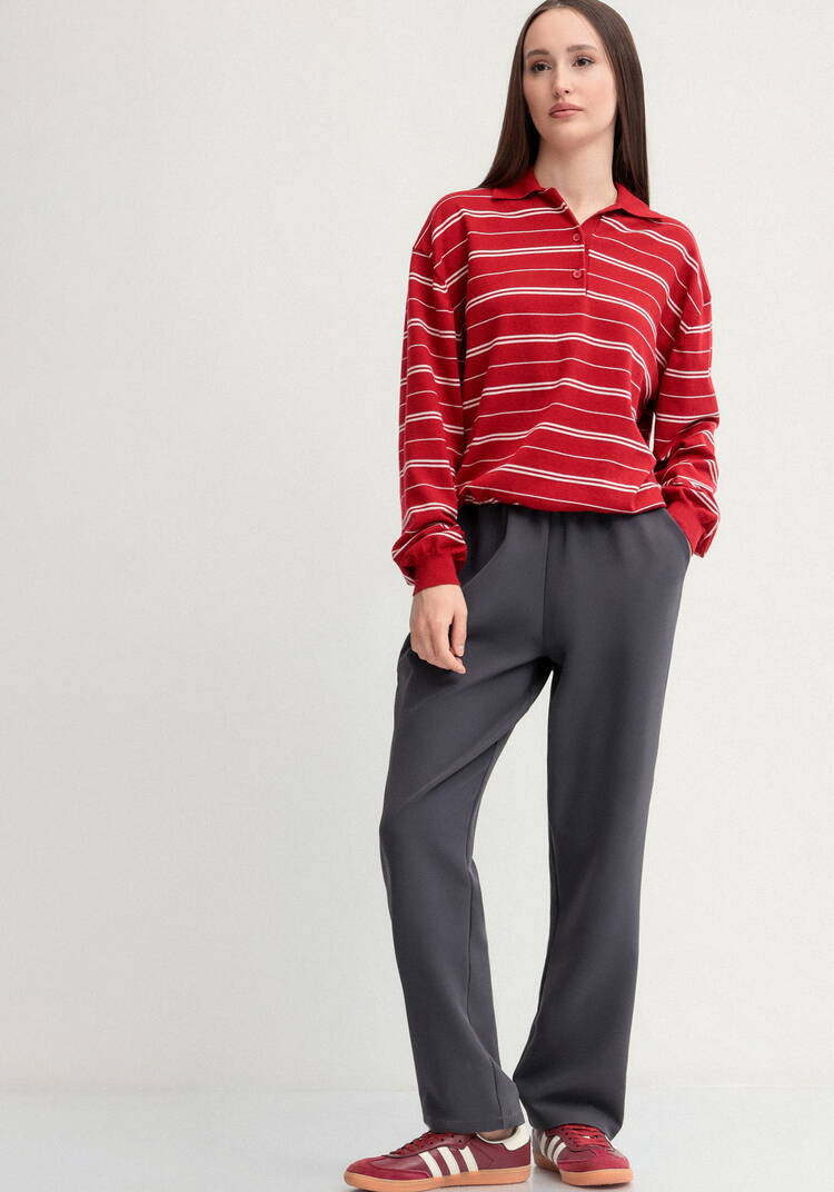 Брюки прямого силуэта зауженные к низу шир.  750, рис. 14