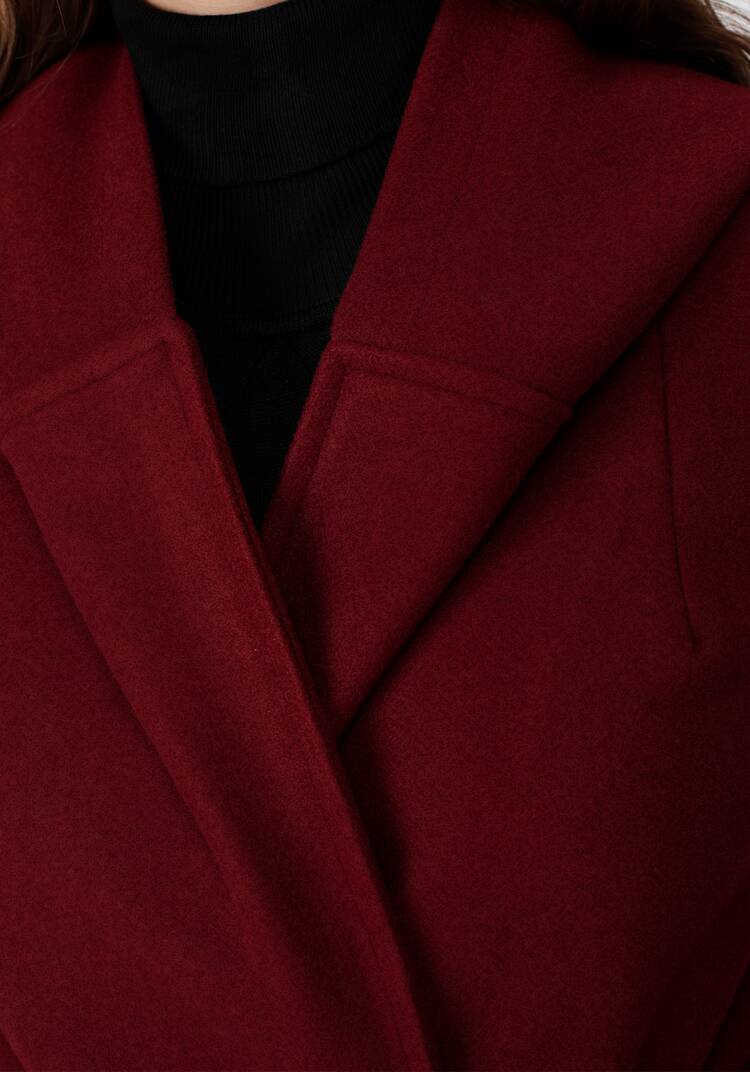 Пальто удлиненное с поясом шир.  750, рис. 6