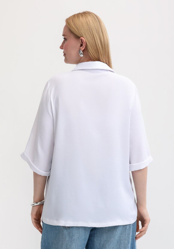 Рубашка с рукавом 3/4 и принтом шир.  580, рис. 3