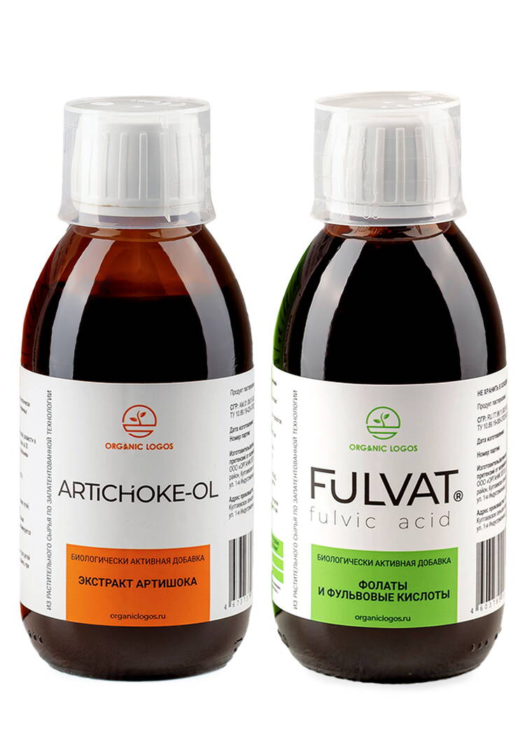 Комплекс для печени Фульват +Артишок  шир.  750, рис. 1