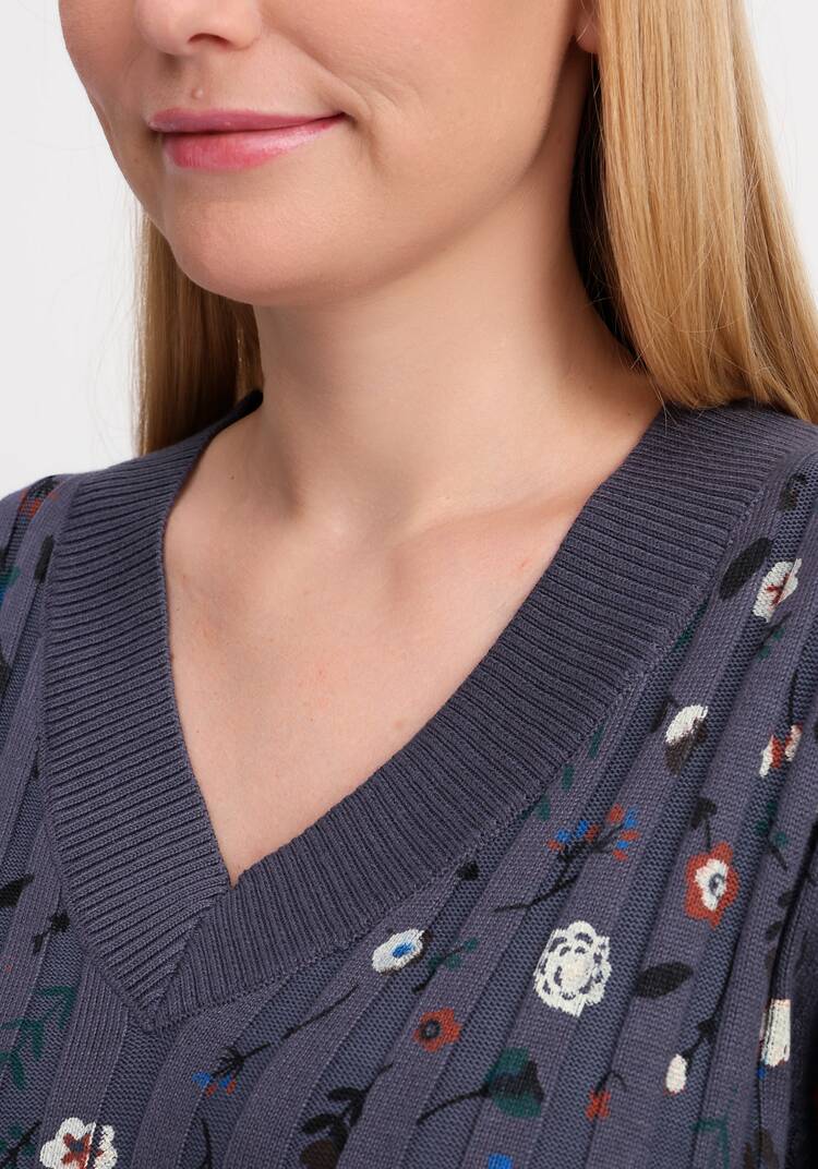 Туника А-силуэта Букет цветов шир.  750, рис. 11