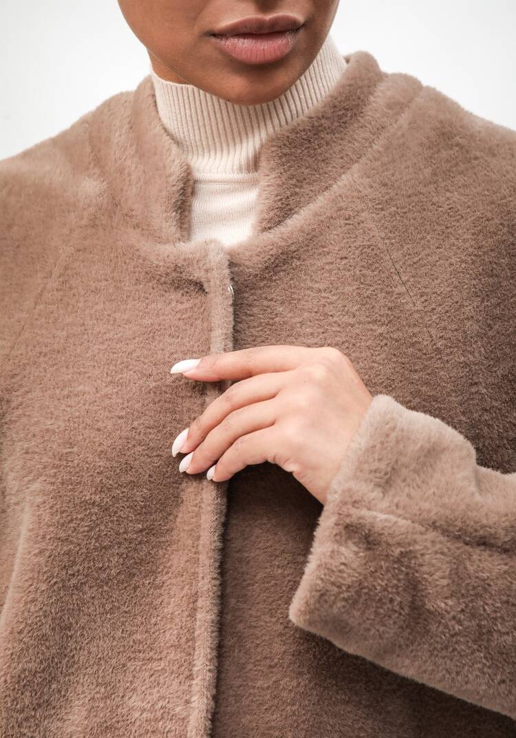 Полупальто с воротом стойка шир.  750, рис. 13