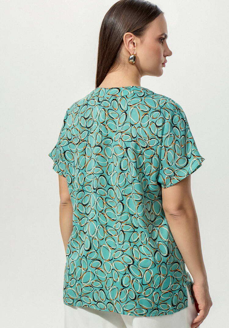 Блуза удлиненная с вырезом шир.  750, рис. 17