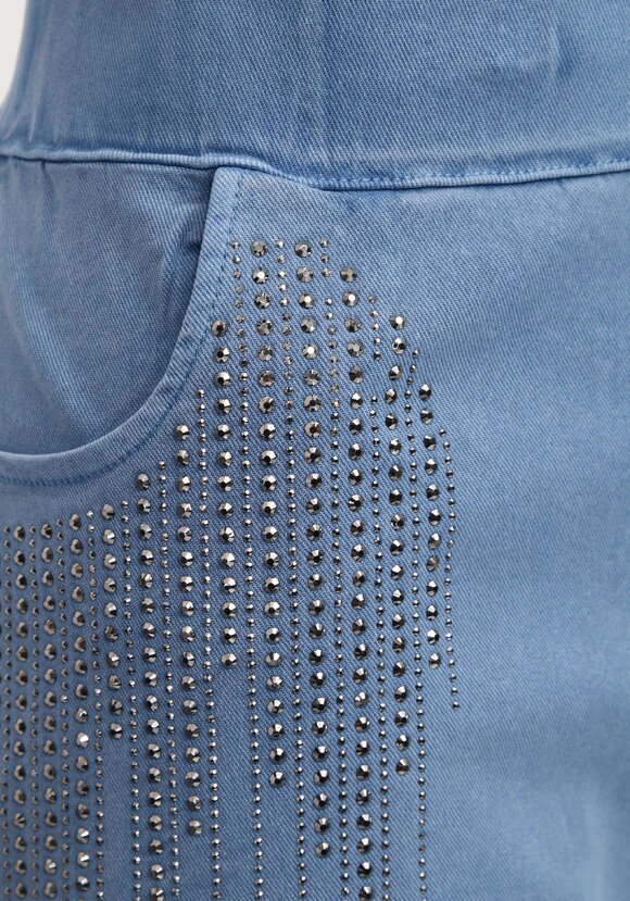 Брюки 7/8 со стразами шир.  580, рис. 23