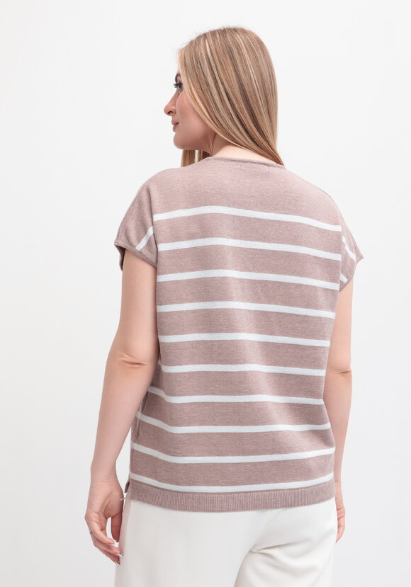 Блуза в полоску с рисунком шир.  580, рис. 13