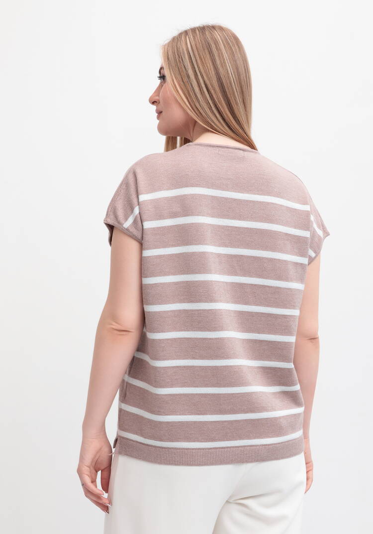 Блуза в полоску с рисунком шир.  750, рис. 13