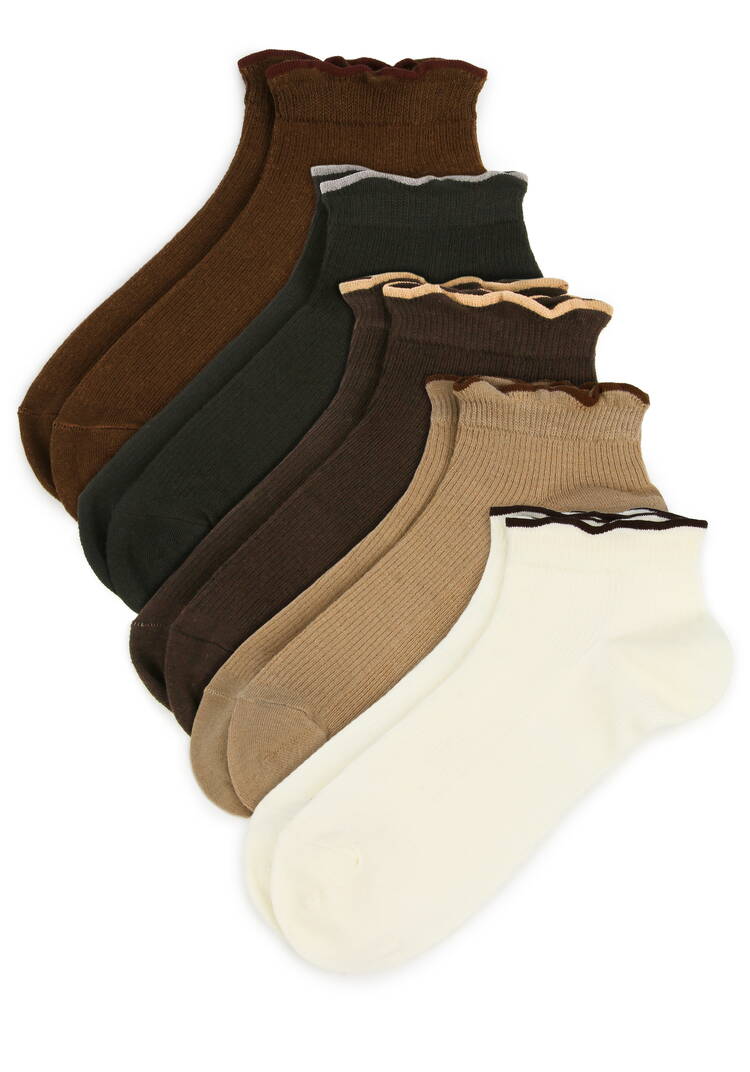 Комплект носочков Шоколадный фраппэ, 5 шт. шир.  750, рис. 1