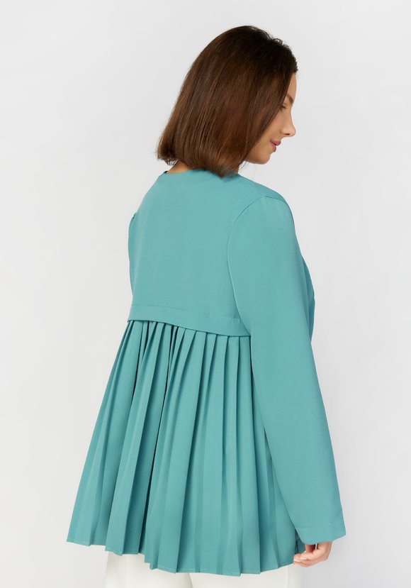 Пиджак с плиссированной спинкой шир.  580, рис. 7