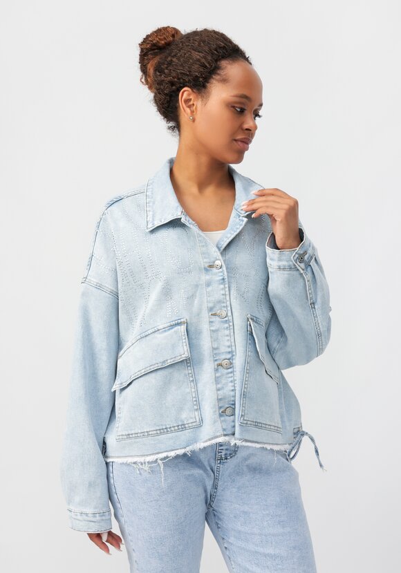 Куртка джинсовая Милана шир.  580, рис. 1